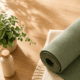 Yoga mat representing exercise for Pelvic Health