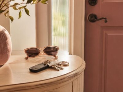 Bladder confidence after 40 — keys and sunglasses by the front door — feeling ready to head out again